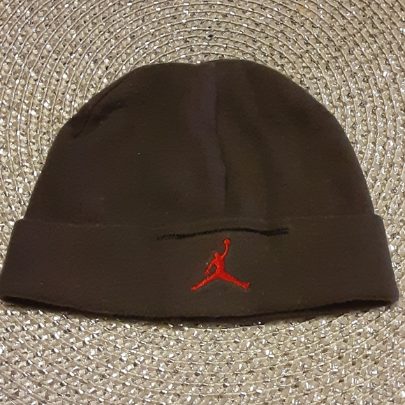 Jordan Accessories Baby Jordan Skull Cap Gray With Red Logo Poshmark